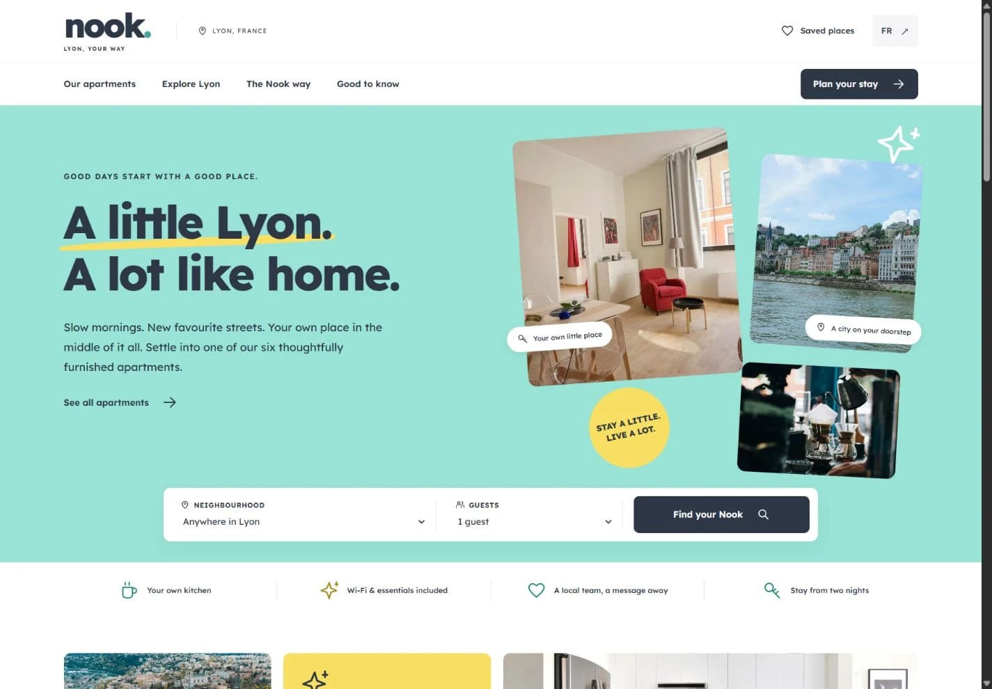 Nook Lyon — website preview