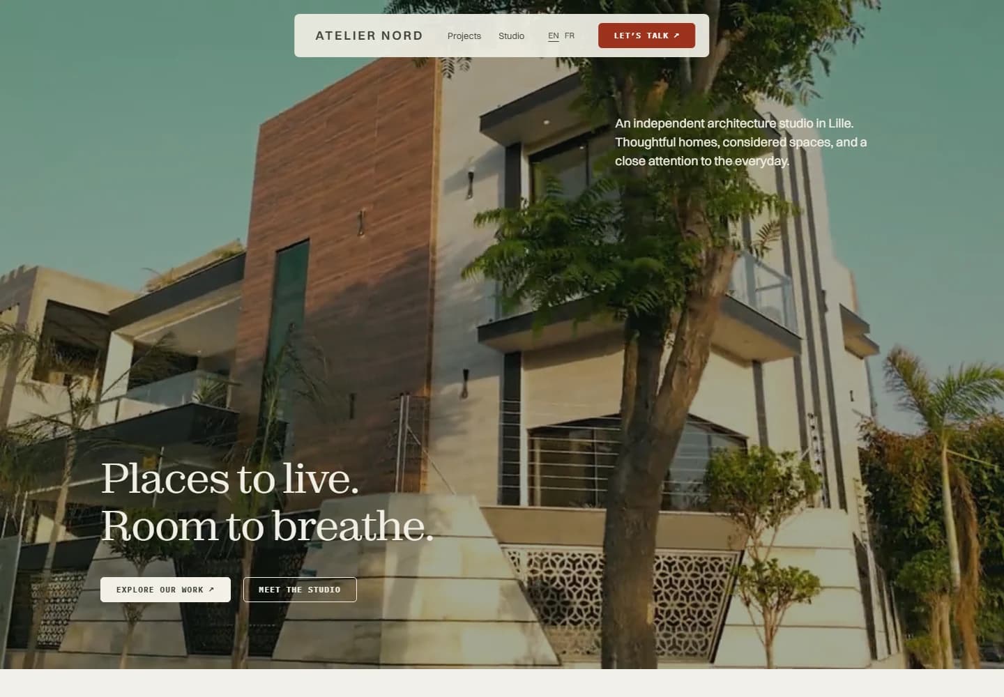 Atelier Nord — website preview