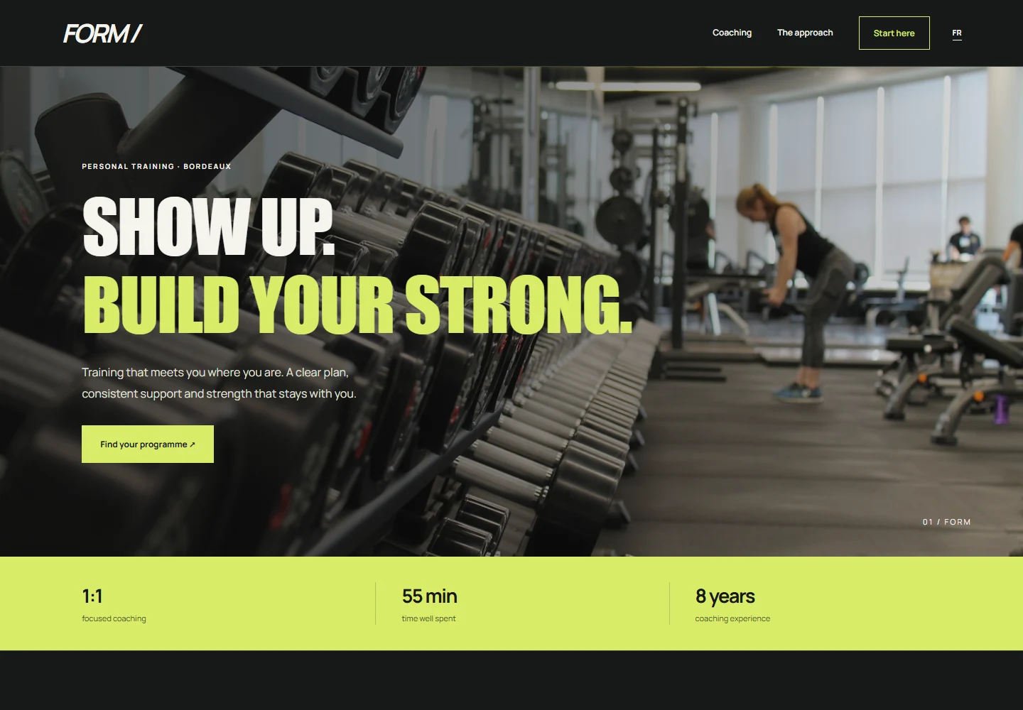 FORM — website preview
