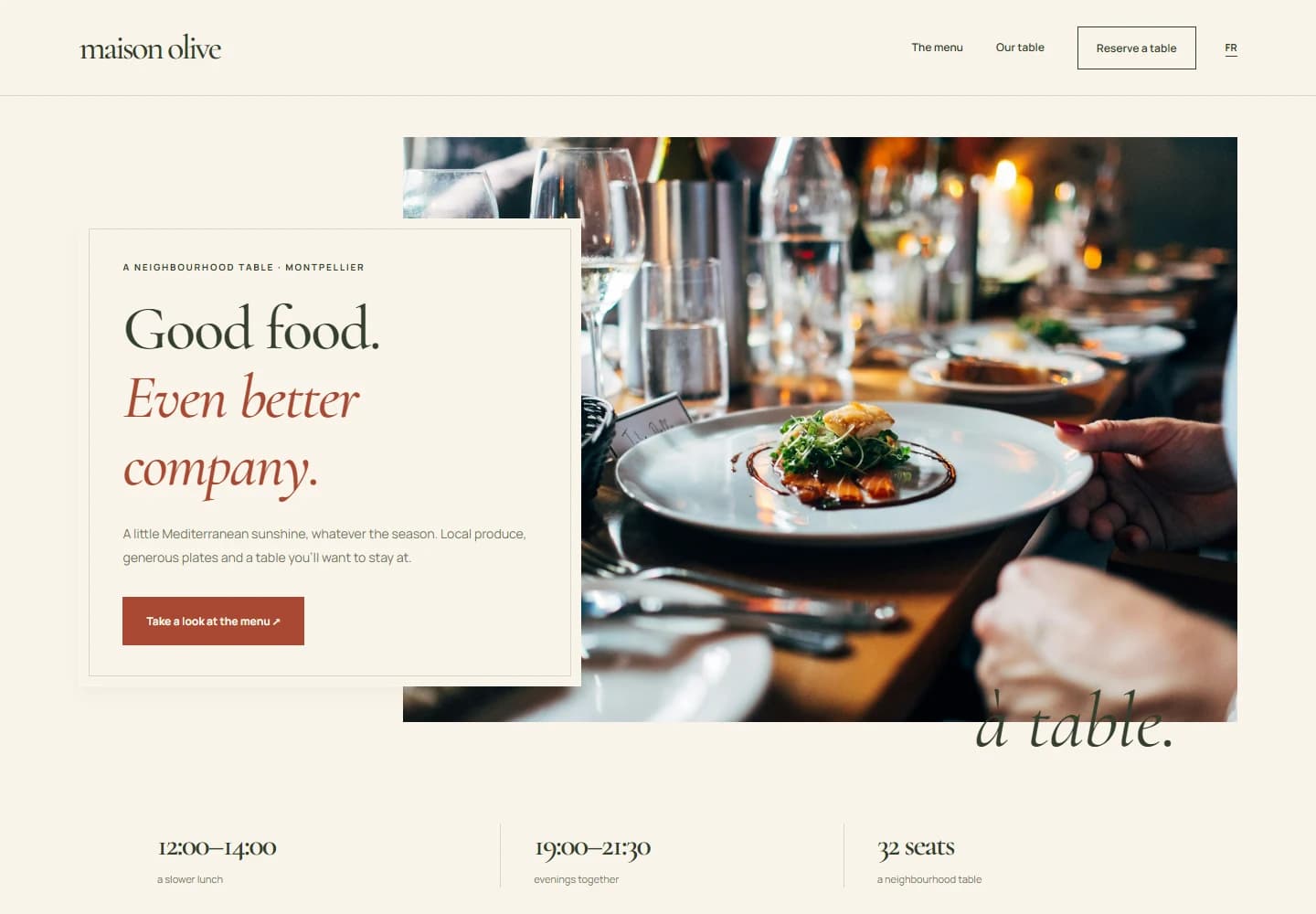 Maison Olive — website preview