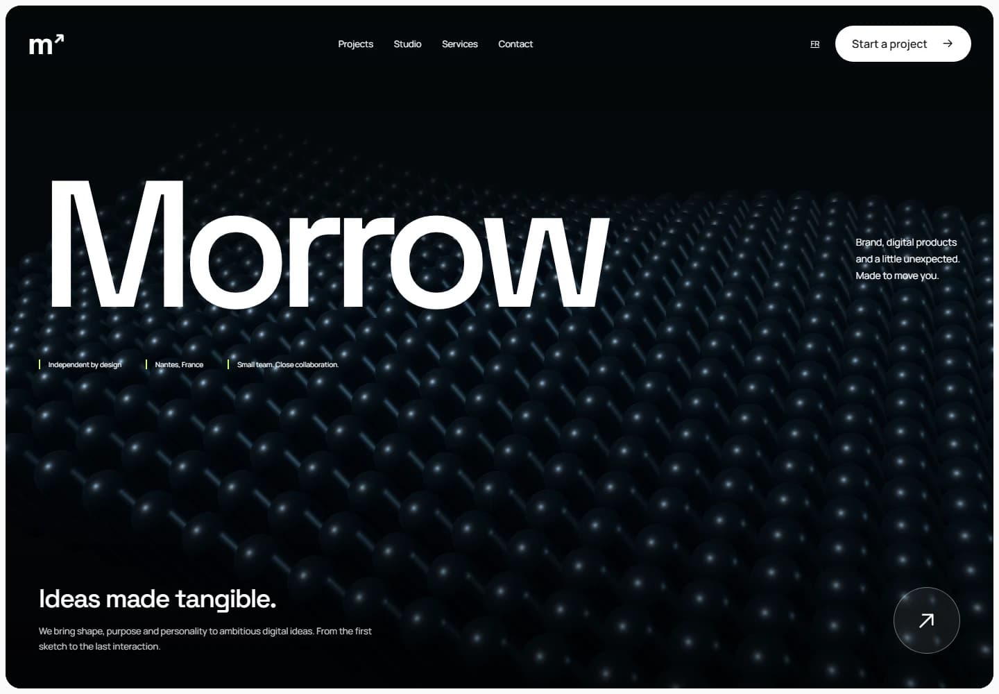 Morrow | aperçu du site